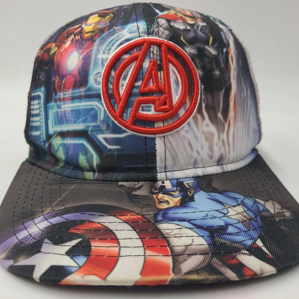 Youth Avengers Hat Snapback Marvel Comics Captain America Iron Man Thor‎ Hulk